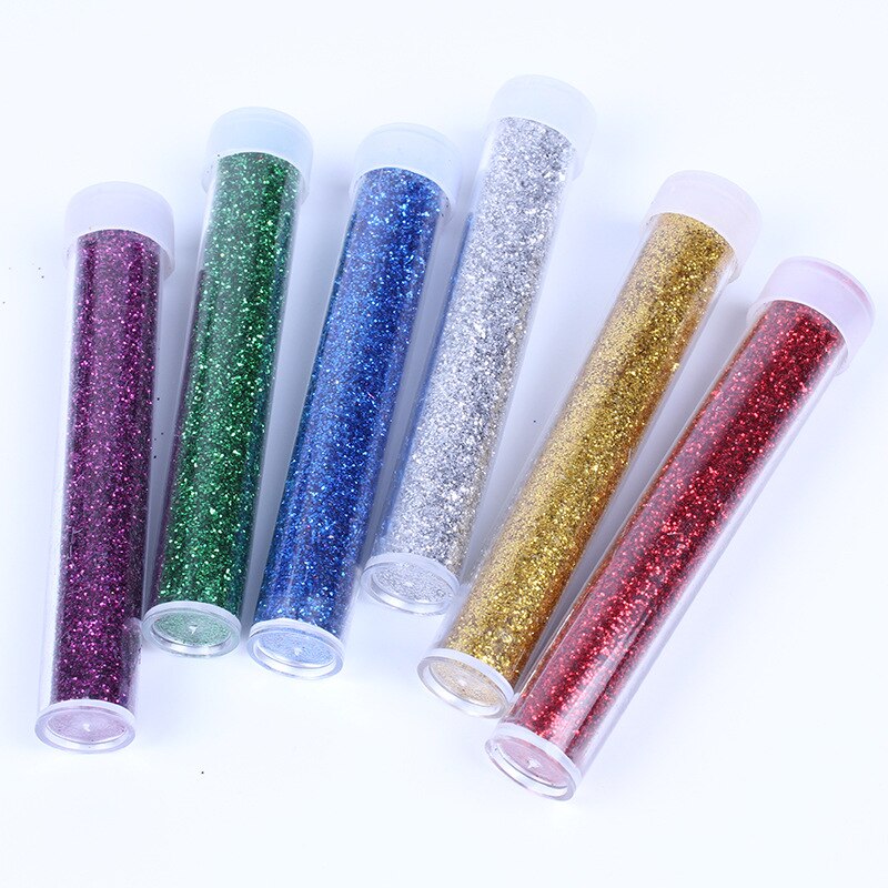 5pcs 7g Sequin Glitter Filler Clear Fluffy Slime Supplies Toys For Children Charms Modeling Clay Mud DIY Kit Accessory DIY Toys