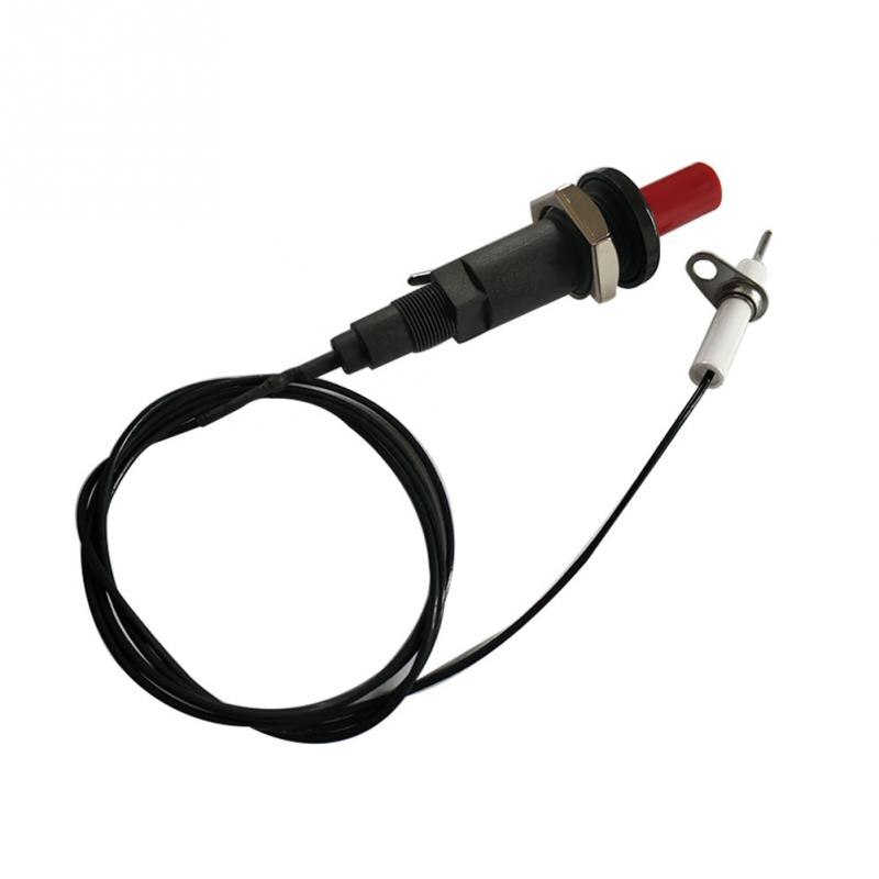 Piezo Vonk Ontsteking Set Met Kabel 1000Mm Lange Drukknop Keuken Aanstekers Huishoudapparatuur Accessoires