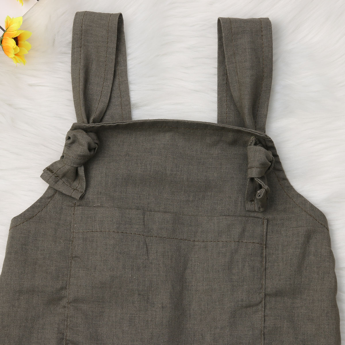 Neugeborenen Baby Jungen Mädchen Latzhose Lätzchen Hosen Strampler Overall Outfits Kleidung