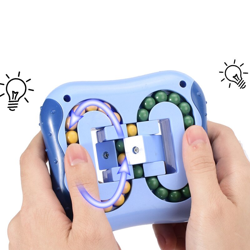 Roterende Magic Bean Intelligentie Vingertop Cube Kinderen Vinger Gyro Magic Speelgoed Educatief Kubus Speelgoed