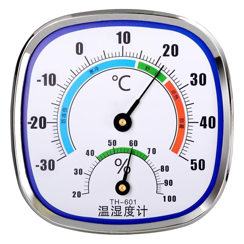Termómetro analógico, higrómetro, Monitor de temperatura, medidor de humedad para interiores y exteriores, 193C