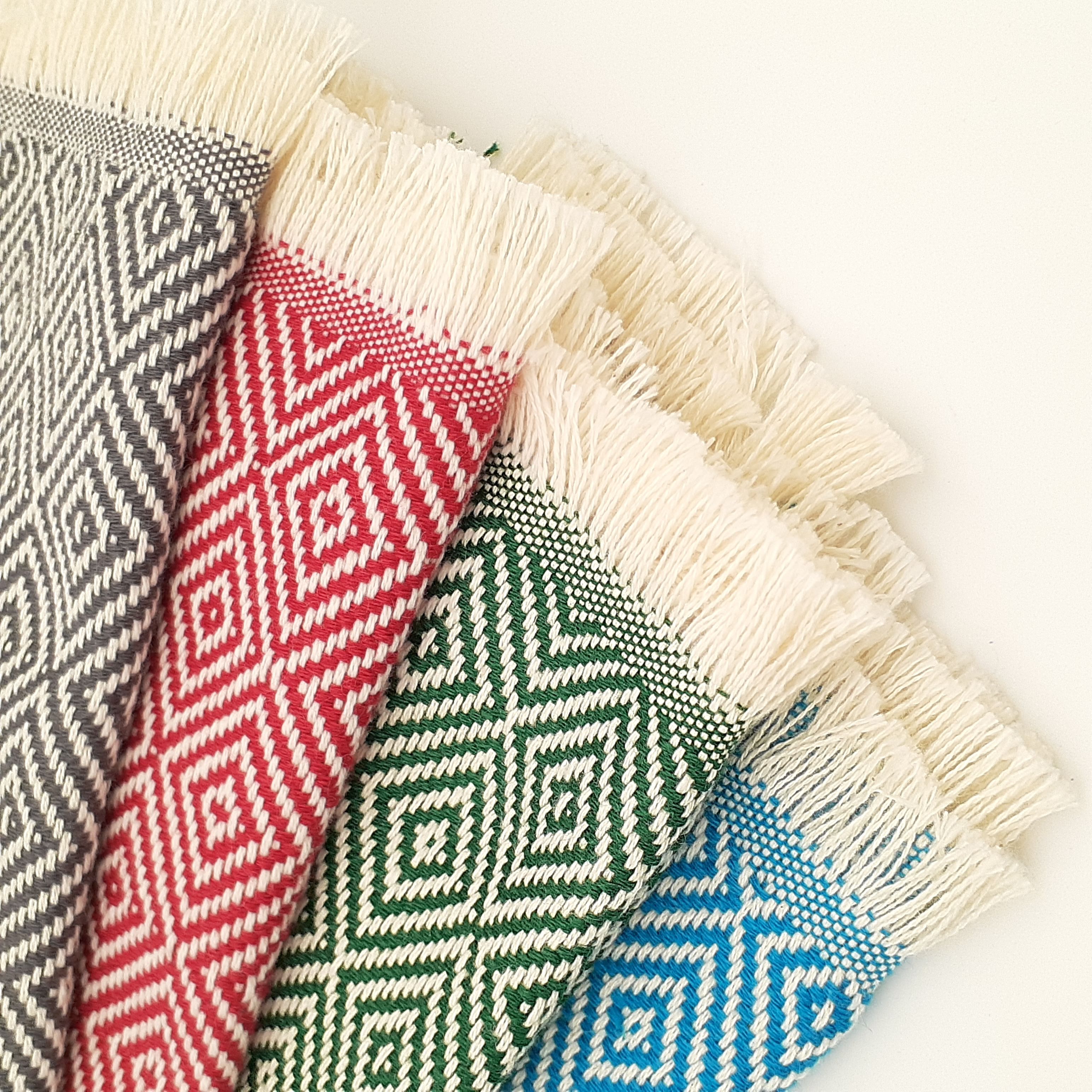 Seyit Ali Bey | %100 Cotton | 45*65 cm | 4 pieces | Tea Towels | Dish Towel | Handkerchief Towels | Table Mat | Place Mat