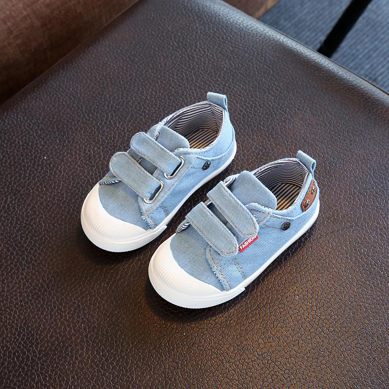 freundlicher Schuhe Antislip Weichen Boden Baby Sneaker lässig Flache Turnschuhe Schuhe freundlicher Größe Mädchen Jungen Sport Schuhe: Himmel Blau / 12