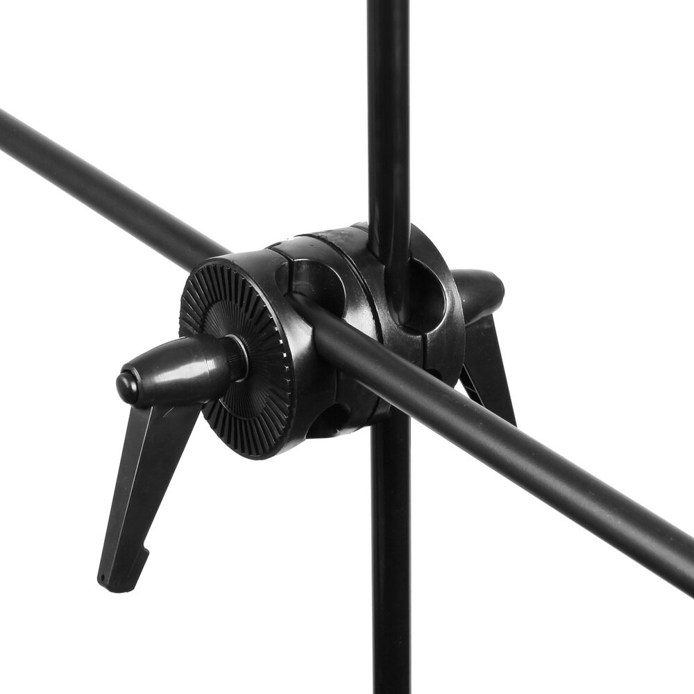 Dual Grip Head Clamp for Universal Heavy Duty Swivel Dual Head Grip Holder Bracket for Photo Studio Boom Reflector Arm Support
