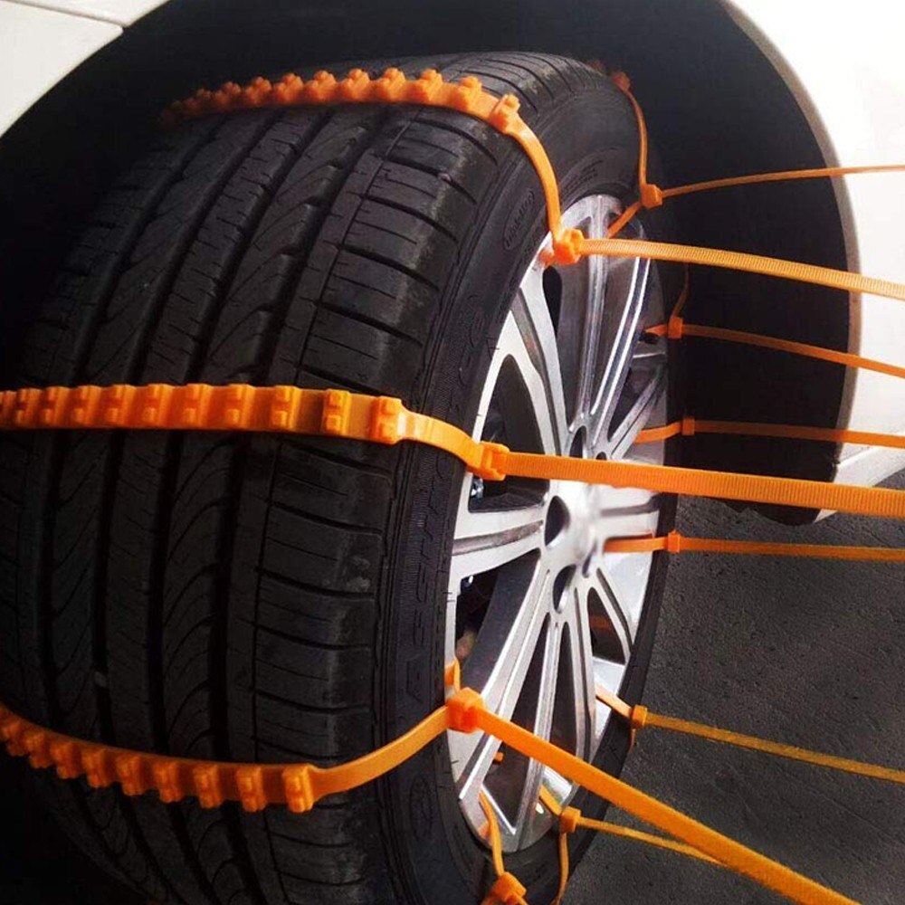 20 stk utendørs snø langrenn knust skjerm fra gudene til anti-skli kjede universal bildekk nødgummi anti-skli