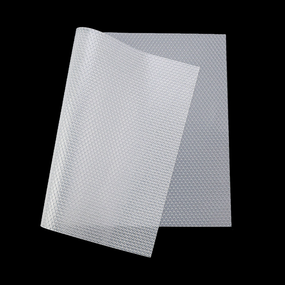 Silicone world Reusable Cabinet Mat Drawer Mat Shelf Liners Moisture-Proof Waterproof Dust Anti-Slip Fridge Kitchen Table Pad: Red