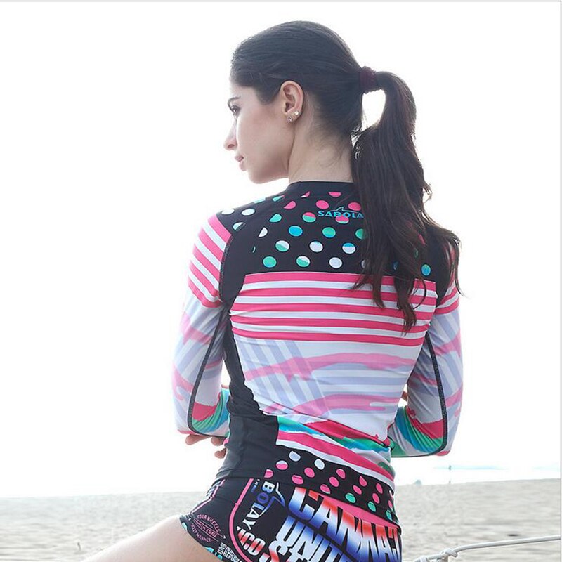 Sabolay Vrouwen Lycra Water Sport Past Outdoor Lange Mouwen Rashguard Shirts Surf Strand Zwemmen Duiken Pakken Vrij Ademen