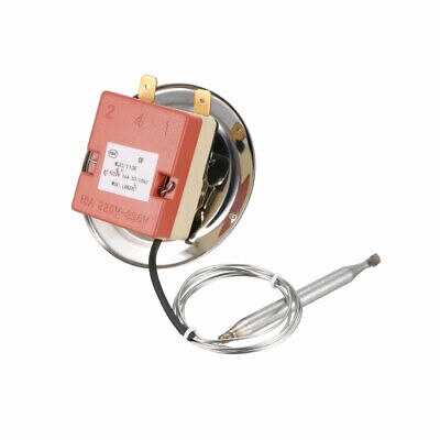 Termostato de horno eléctrico, regulador ajustable de temperatura, 30-110C 16A, 2 pines
