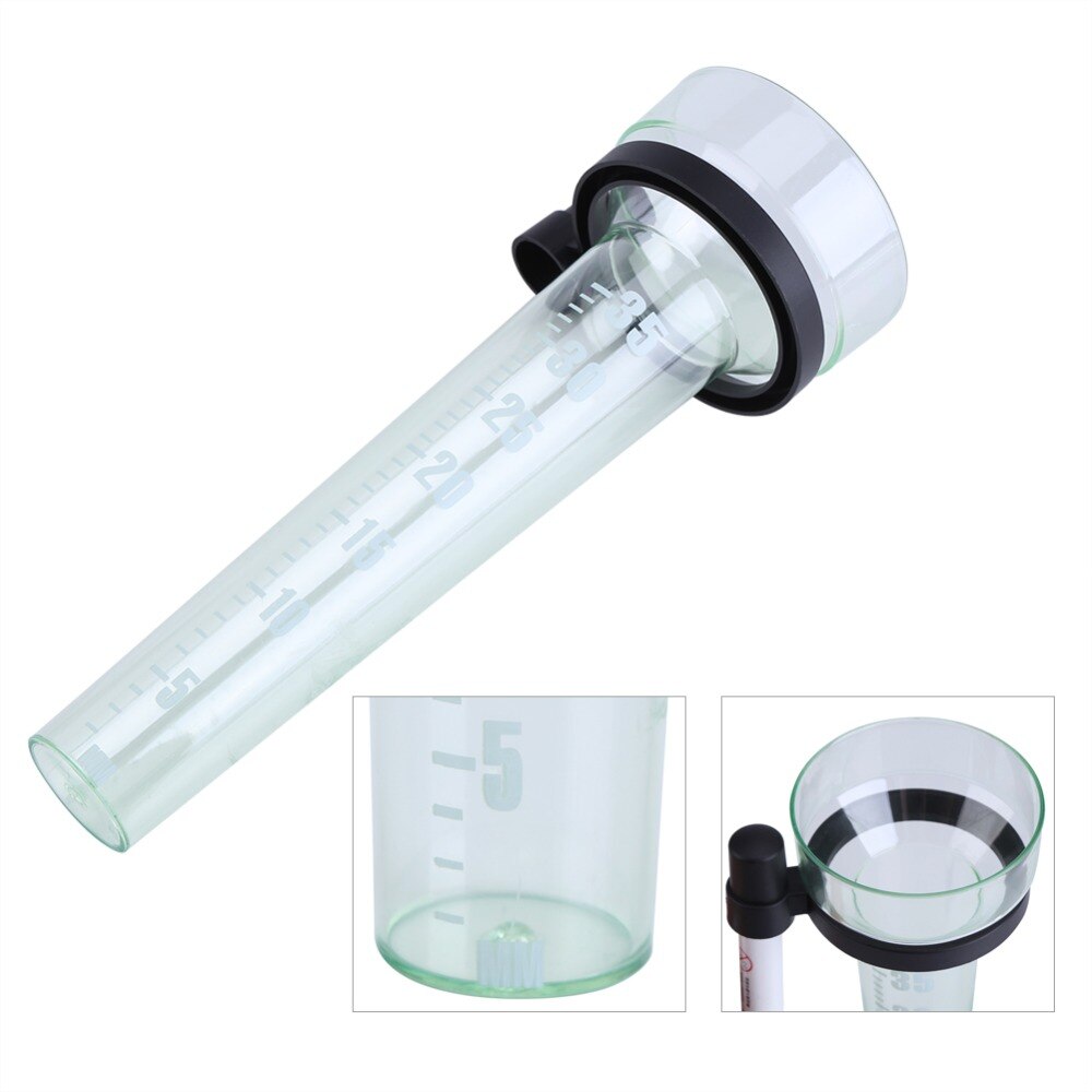 1PCS Plastic Rain Gauge Tube Accurate Measurement for Garden Outdoor Yard 35mm Capacity Measurement Tool
