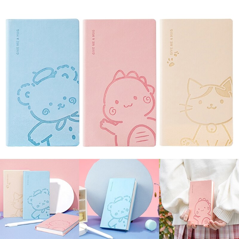 Mini A6 Cartoon Dagboek Notepad A6 Notebook Cartoon Dier Notebook School Kantoorbenodigdheden Supplies