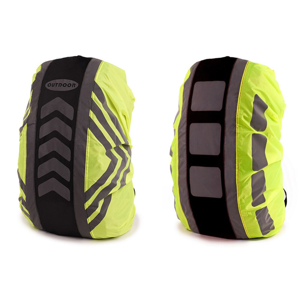 Waterproof High Visibility Reflective Bag Backpack Rucksack Rain Cover Polyester Rainproof Covers for Backpacks O26