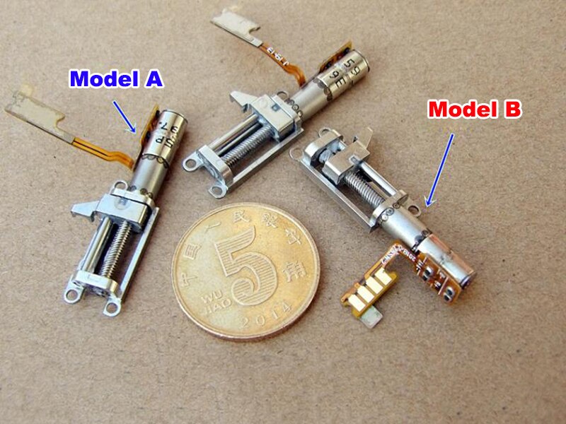 12mm- takts ultra-mini lineær aktuator lille 4mm 2- fase 4- tråds præcisions planetgear gearkasse trinmotor