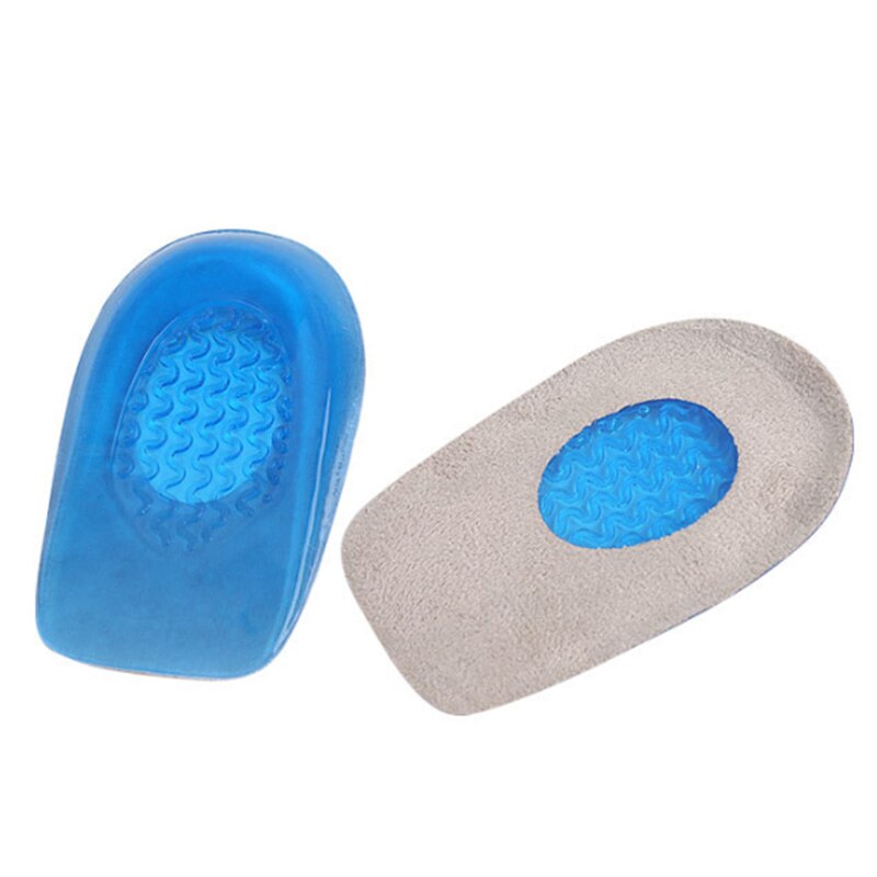 Silicone Gel orthopedic Insoles Back Pad Heel Cup for Calcaneal Pain Health Feet Care Support spur feet cushion pads
