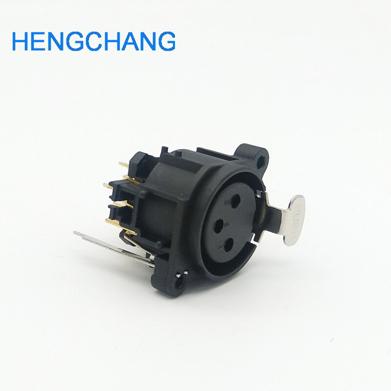 3Pin XLR FeMale Socket Panel Mount Chassis 3Pin XLR Connector Adapter
