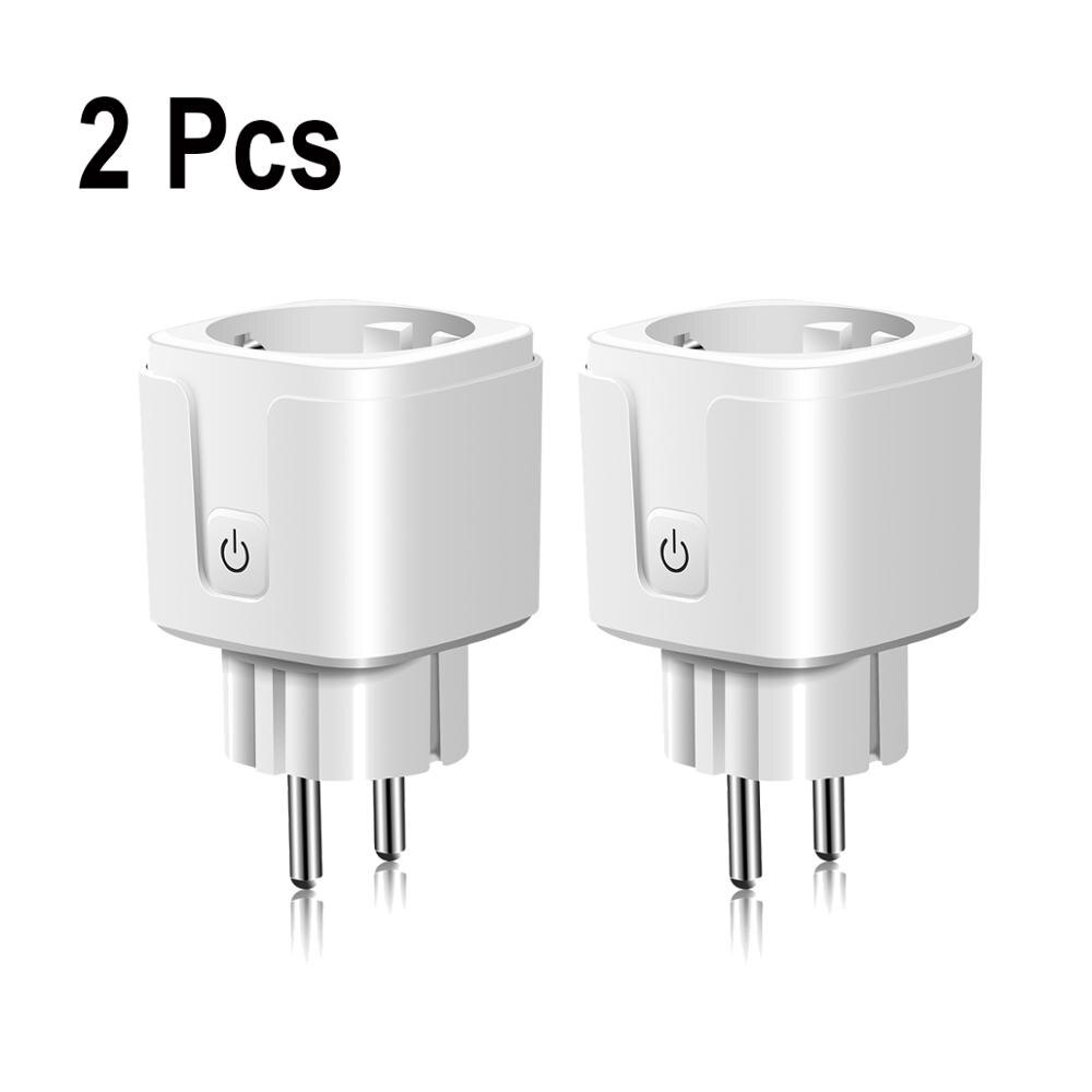 Wifi Plug Smart Wifi Switch Apple Homekit Remote Outlet Supporting APP EU US Standard Socket Light Controller Module: 2 PCS EU Plug 15A