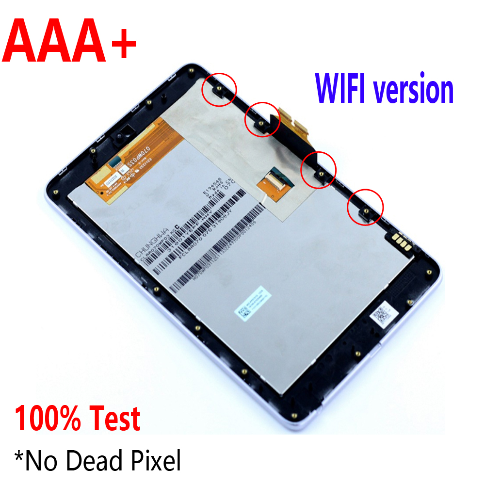 Weida 7.0 "Für Asus Google Nexus 7 1st Gen ME370 LCD Touch Screen Digitizer Montage Rahmen Nexus7 ME370T ME370TG LCD