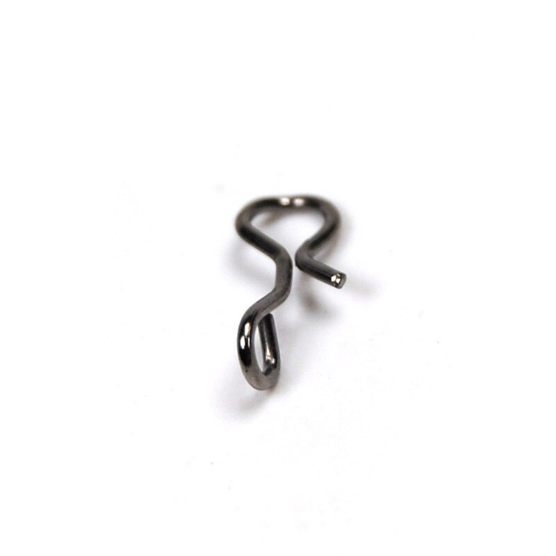 25-50PCS Stainless Steel Fly Fishing Connector Snap Pin Quick Change Flies Hook Lures Clip Fishing Gear Accessories