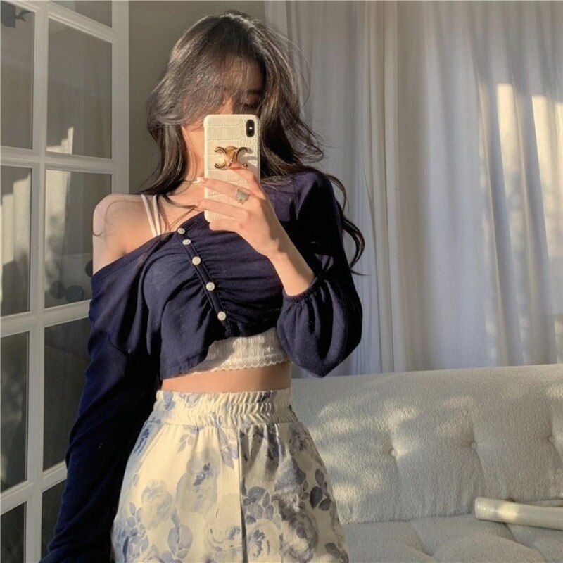 Women's Pants High Waist Floral Print Loungewear Female Loose Home Clothes Ulzzang Sleep Bottoms Korean Pajamas