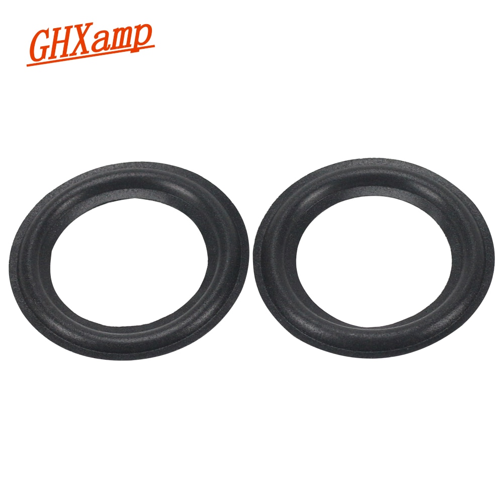 Ghxamp 3 tommer højttaler skum reparation højttaler surround diy svamp sidekant ring cirkel tilbehør 2 stk.