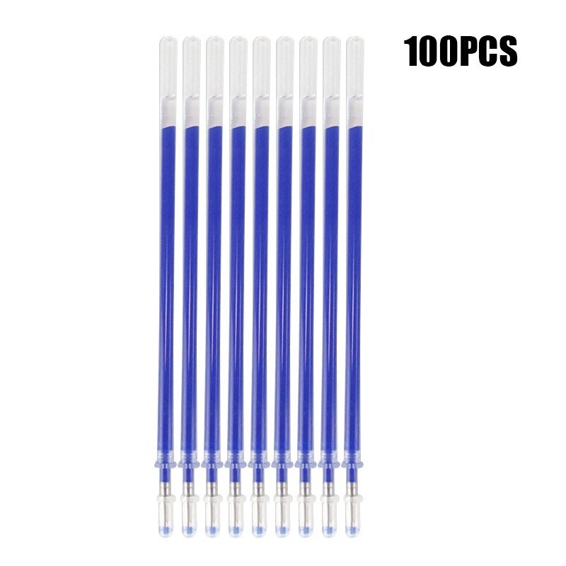 Refills læder 100 stk heat erase pen refills høj temperatur forsvinden pen beklædningsgenstand dash markør  dc156