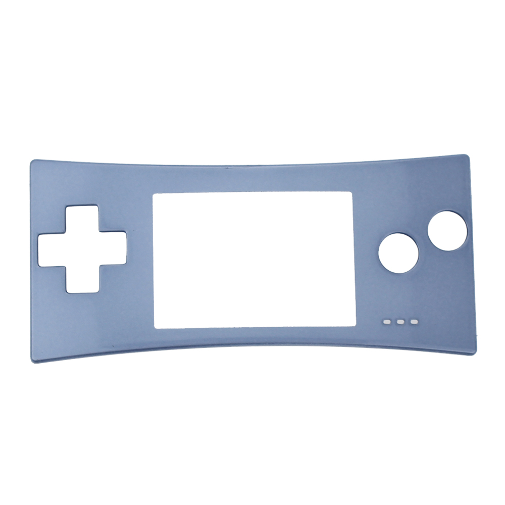 Tingdong chrom-frontplattenabdeckung, Ersatz-frontgehäbenutzen für nintendo Spiel Junge Mikro (gb m)