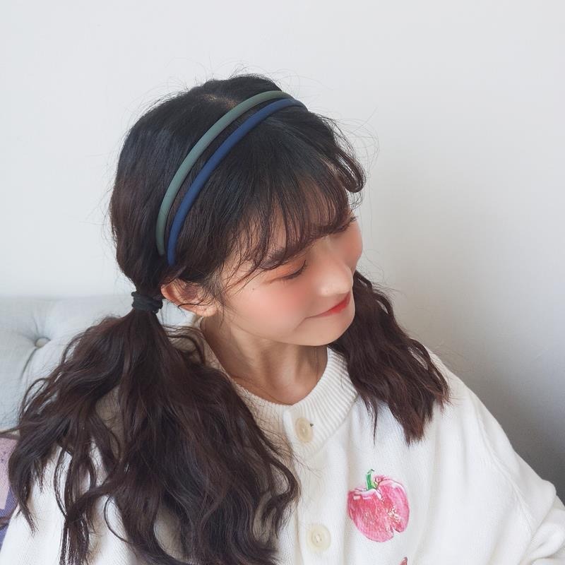 Kunststoff Frosted Rutschfeste Gesichtswäsche Haarbänder Stirnband Frauen Mädchen Haar Kopf Hoop Bands Scrunchie Zubehör Kopfschmuck Ornamente