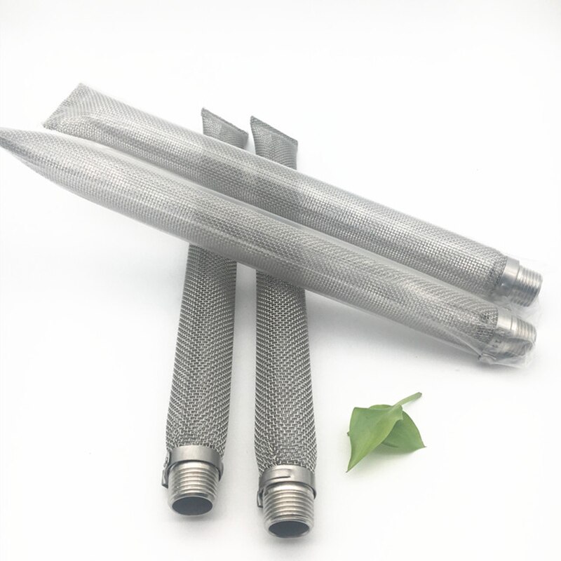Brewzilla Roestvrij stalen uitloop filter 15 cm Bazooka filterzeef met schroefdraad