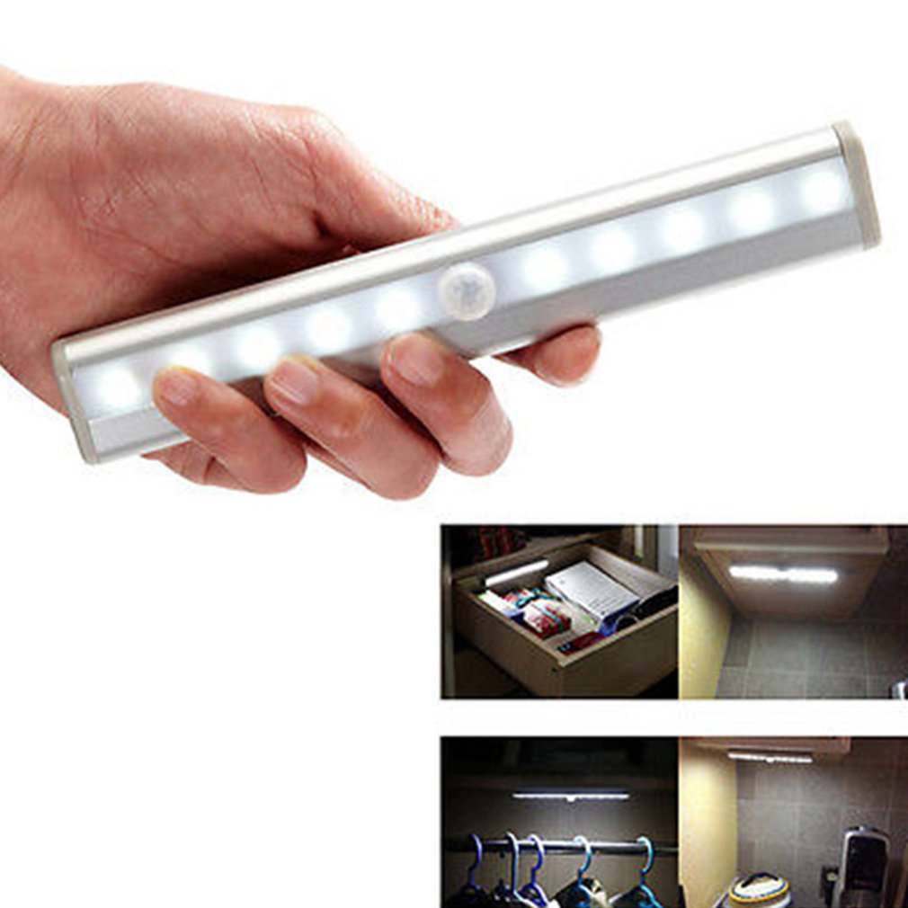 Led Menselijk Lichaam Infrarood Sensor Licht Usb Opladen Garderobe Kast Gang Decoratieve Nachtlampje