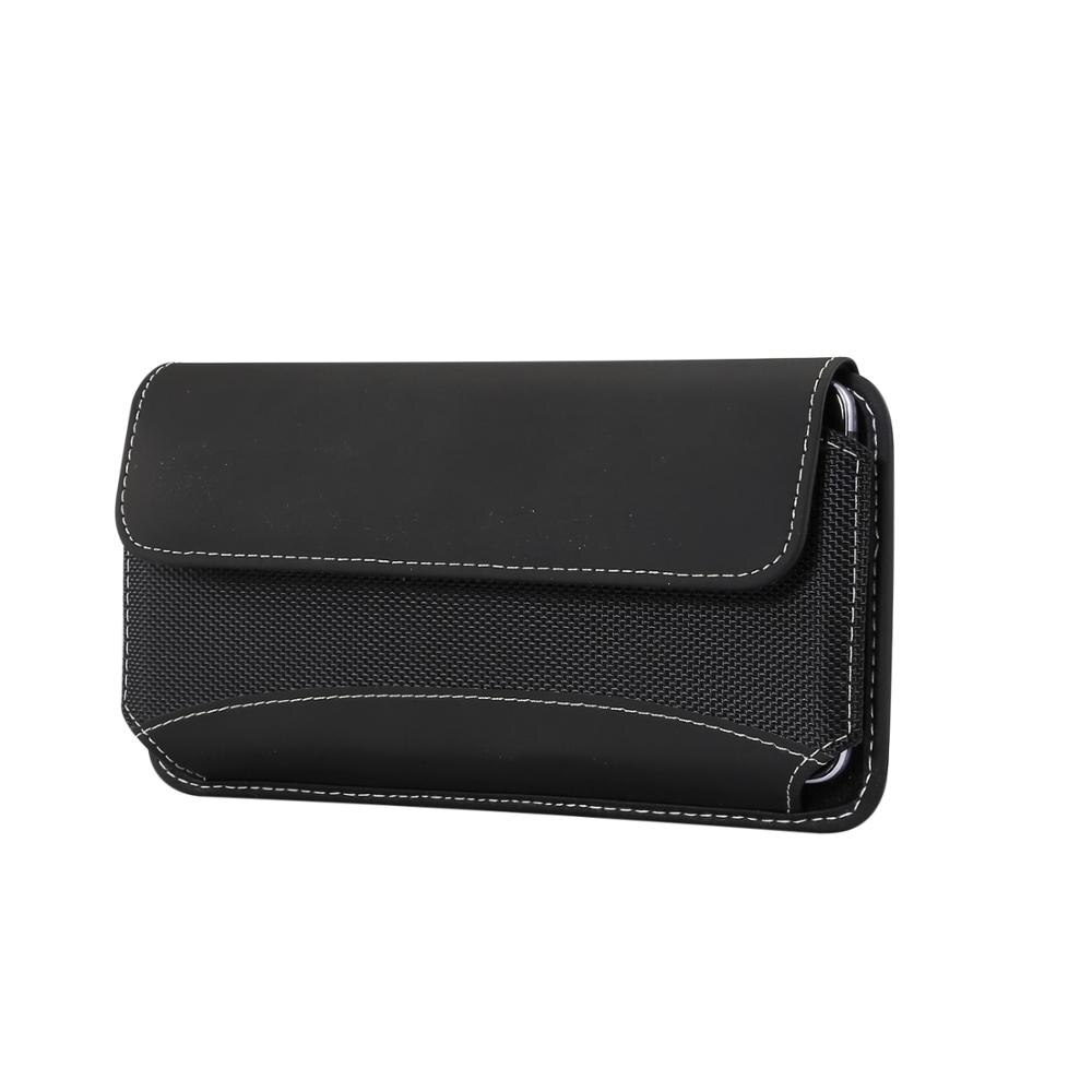 Sacoche de taille universelle pour téléphone, étui en tissu Oxford à Clip de ceinture pour Samsung S10 S20 A51 A71, pour iPhone 12 11 XR Xiaomi: 6.4-7.2 inch