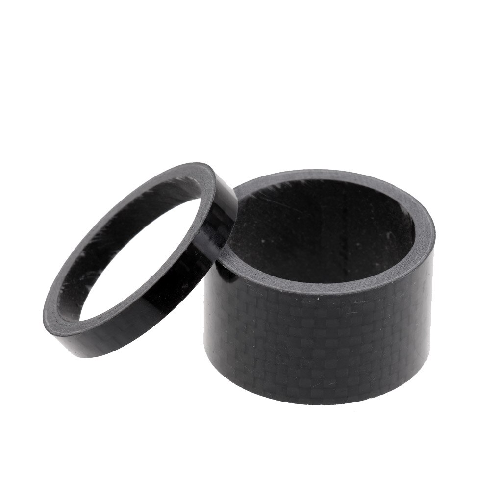 10pcs 1 1/8inch Bike Headset Stem Spacer Kit Set 3+5+10+15+20mm