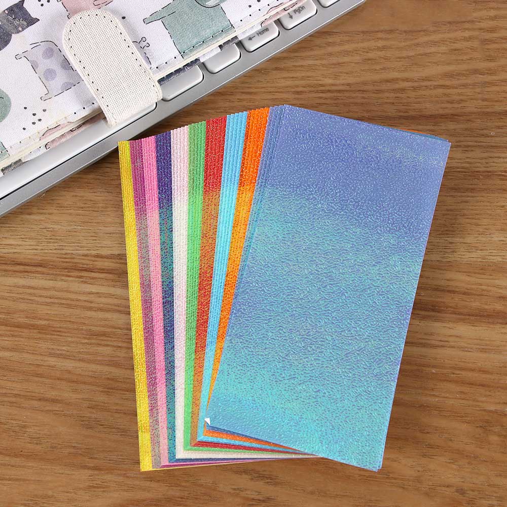 50Pcs Vierkante Origami Papier Parelmoer Gekleurde Diy Papier Vouwen Craft Supplies Scrapbooking Decoratie Enkele Glanzend Papier