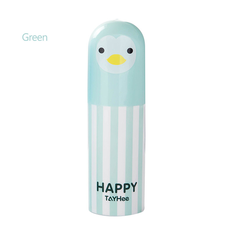 Toothbrush Cup Travel Wash Cup Portable Toothbrush Box Toilet Household Wash Set Cartoon Mouthwash Cup Toothbrush Cup: Green