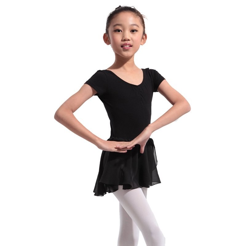 Gymnastik trikå för flickor balett klänning barn trikå tutu danskläder kostymer balett trikåer för tjej ballerina kläder