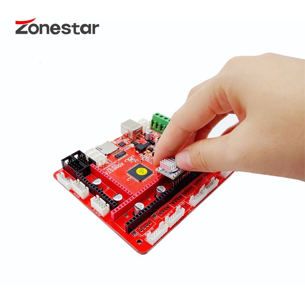 ZONESTAR ZRIBV6 tablica sterownicza robić drukarki 3D płyta główna kontroler kompatybilny z rampy V1.4 ATMEGA2560 cztery wytłaczarki