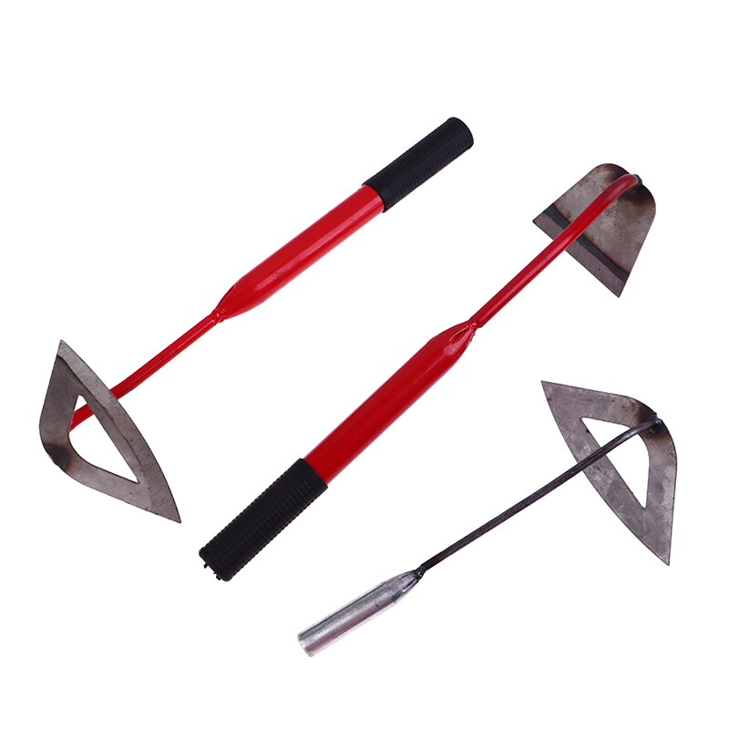 Steel Hardened Hollow Hoe Handheld Weeding Rake Planting Vegetable Farm Garden Tools Agriculture Tool Weeding Accessories
