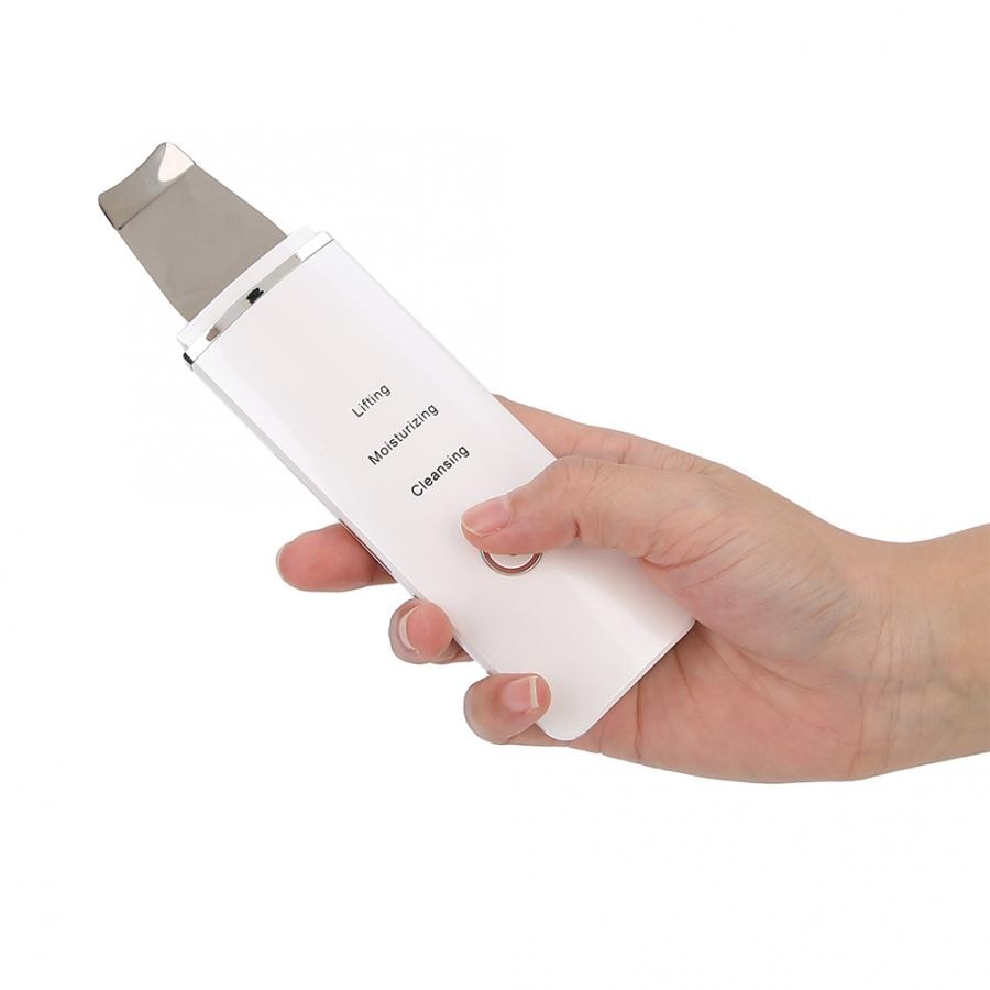 L'épurateur portatif ultrasonique électrique de nettoyage de visage d'épurateur de peau de visage enlèvent l'instrument exfoliant de nettoyant de pores de points noirs