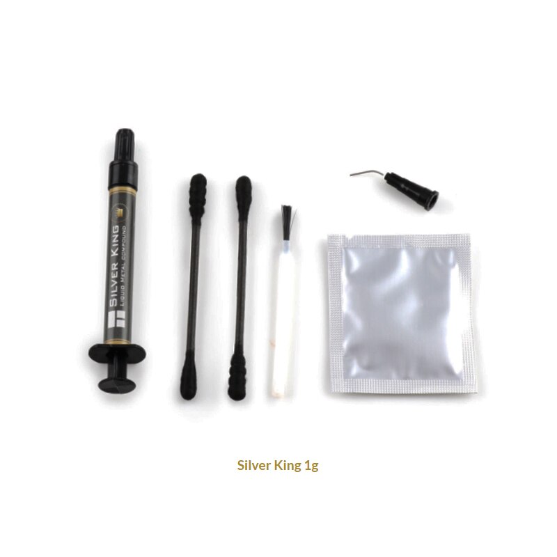 pasta di grasso al silicone termico Thermalright 79w/m-k composto di metallo liquido per PC CPU più fresco dissipazione di calore 1g 3g d'argento re: argento King 1g