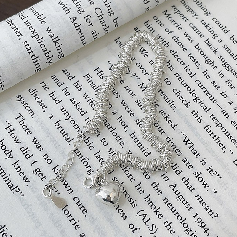 FOXANRY LIEFDE Hart Punk Armband voor Vrouwen Koppels INS Mode Creatieve Vintage Handgemaakte Strand Accessoires