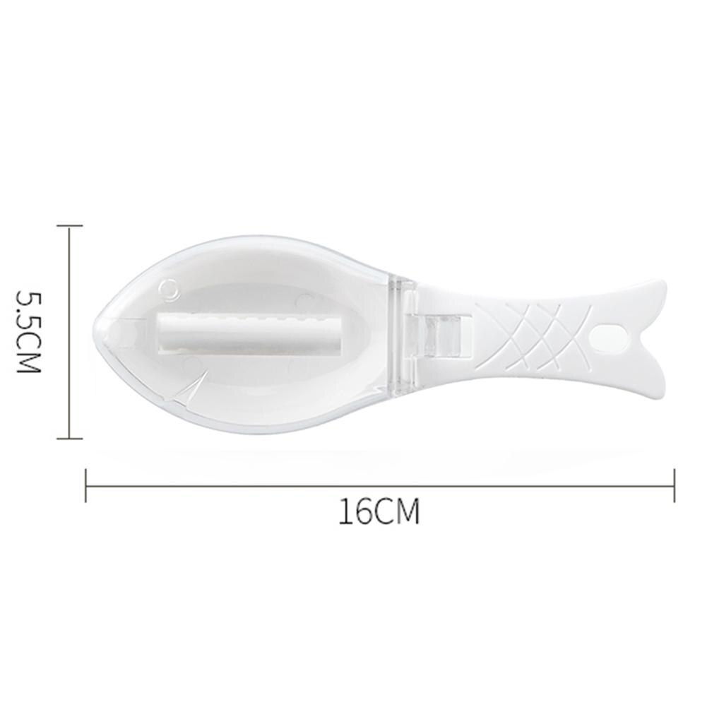 Stainless Steel Fish Skin Brush Remove Scale Scraper Fish Skin Peeler Tools Remover Shaver Brush Kitchen Cooking Gadget: A