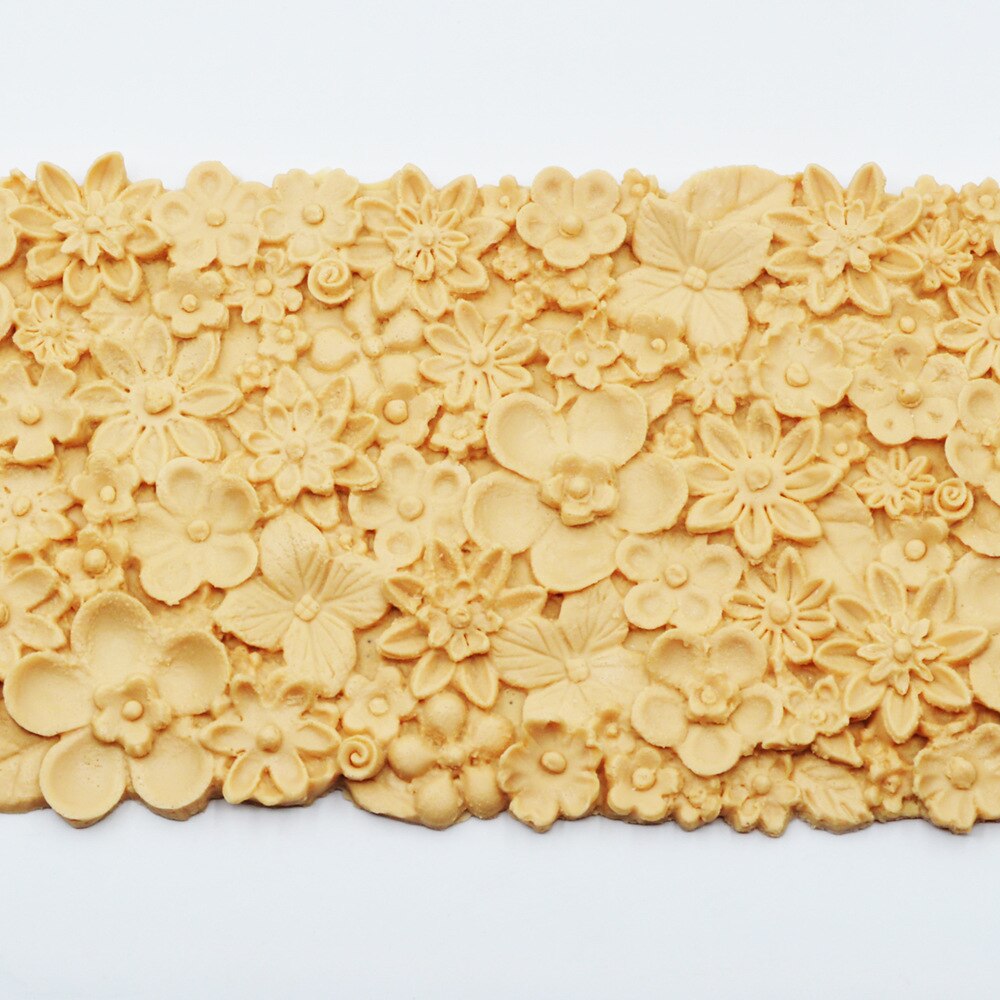 37x12cm Große Blume aufbringen Silikon Backform matt 3D Volle Blume bilden Fondant Dekoration Zucker Handwerk Werkzeug Backen kuchen Werkzeug K196