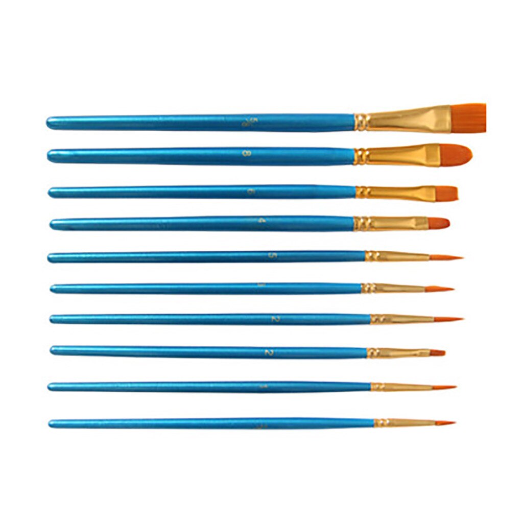 Acrylic Paint Set With 10Pcs Brush 1pc Palette 36 Colors Office Stationery Student Painting Materials Art Supplies