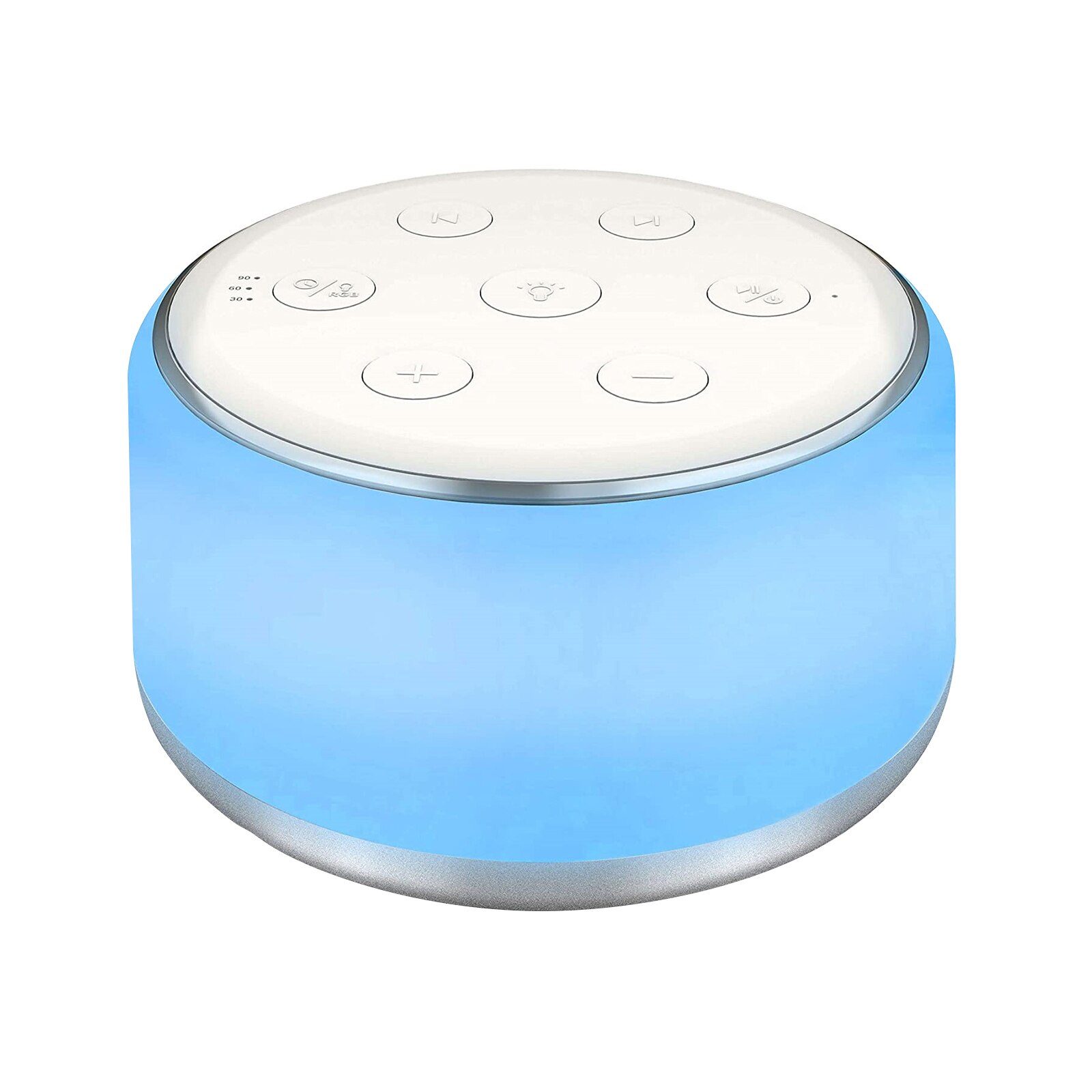Usb recarregável máquina de ruído branco cronometrado desligamento sono máquina de som para dormir & relaxamento para o bebê adulto viagens escritório