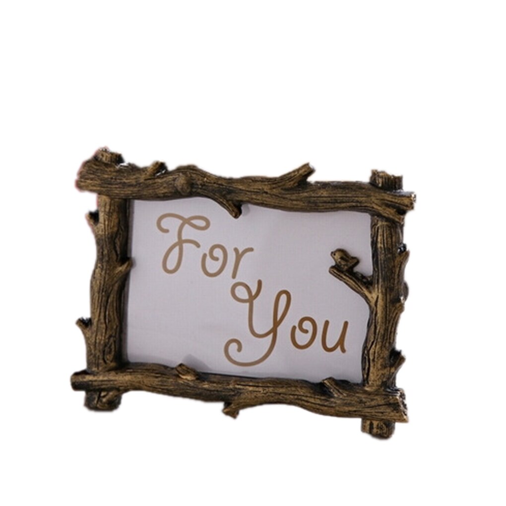 Floral Photo Frame Round Retro Frame Picture Frame Holder Wedding Party Family Decoration Year&#39;s