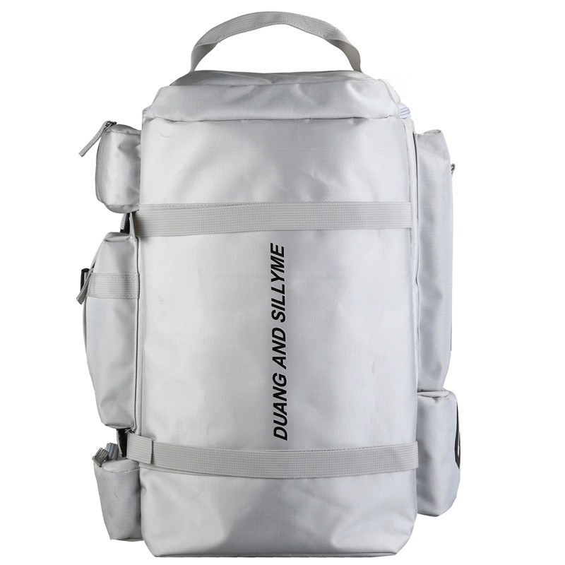 Large Capacity Sports Gym Bag Multifunction Fitness Bag Travel Bag Outdoor Basketball Swimming Gym Duffel Bag Women Men -40: Gray
