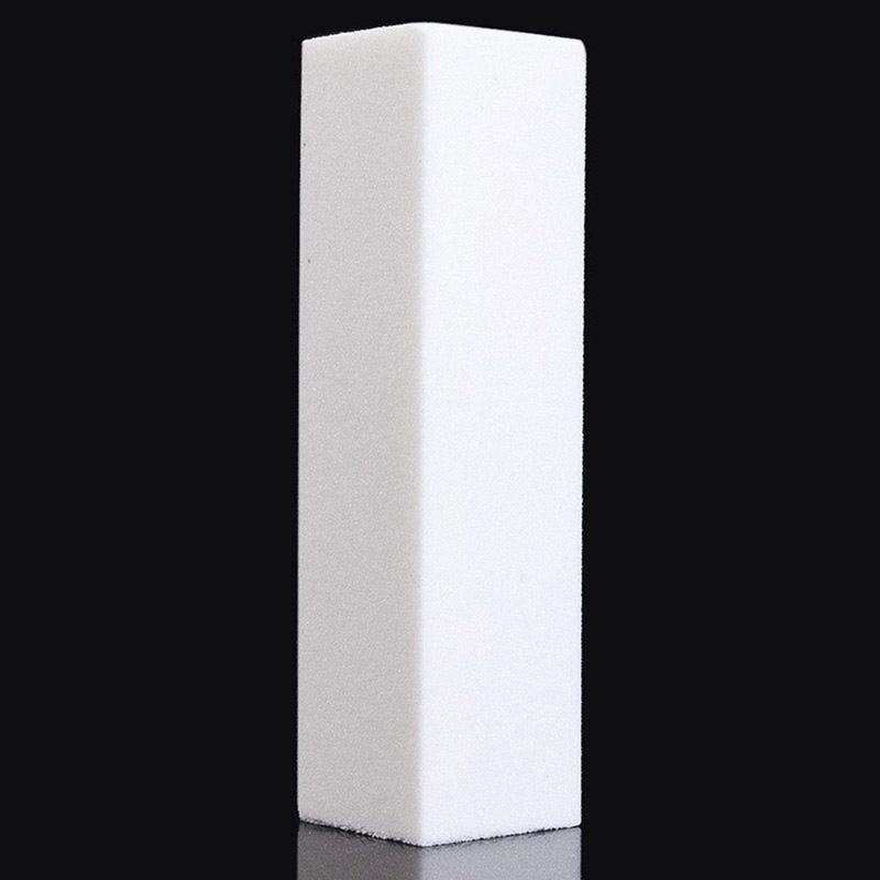 Pulidor de uñas blanco, bloque para pulir, pulir, pedicura, herramienta de Arte de uñas