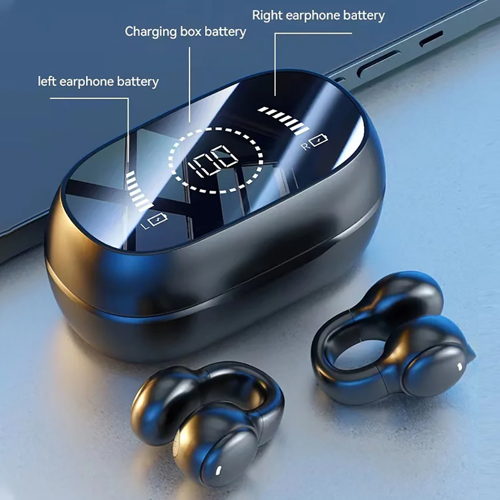 Beengeleiding Draadloze Koptelefoon Hifi Bluetooth 5.3 Gaming Headsets Ruisonderdrukking Sport Oortjes Voor Xiaomi Iphone