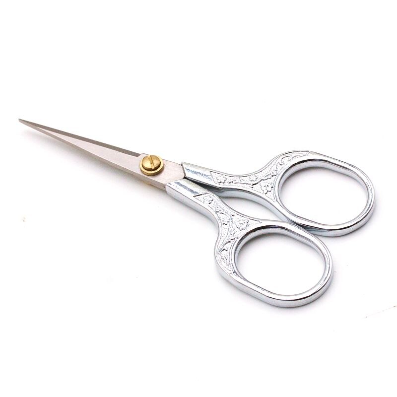 Rvs schaar borduren stof DIY tailoring ambachtelijke kruissteek Europese retro klassieke art naaimachine schaar: E