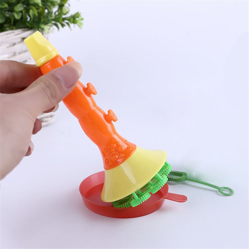 Creativo per Bambini di Acqua Che Soffia Giocattoli Bolla Bolla di Sapone Ventilatore per Bambini tutto'aperto bambino Divertente Educativi Giocattolo tutto'aperto Giocattoli Corno