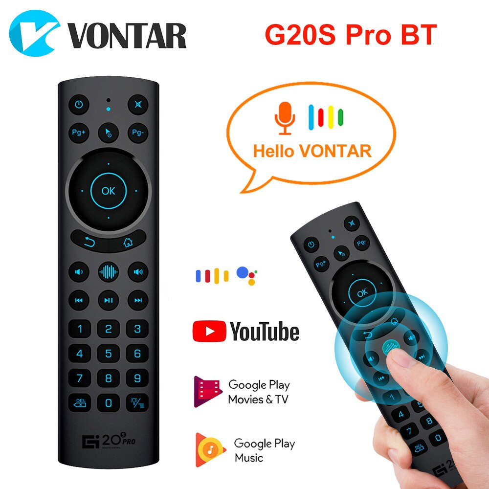 G20S Pro G20BTS Plus G20S Voice Afstandsbediening 2.4Ghz Wireless Mini Keyboard Air Mouse Gyro Voor Android Tv Box h96 Max X96 Mini