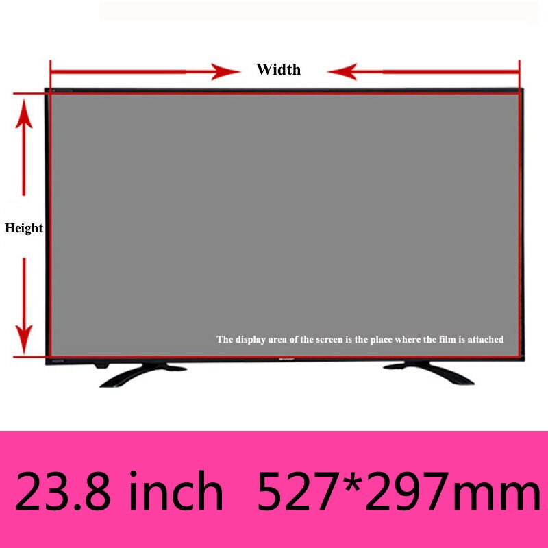 Voor Dell P2715Q 27 Inch Monitor Display Protector Screen Protector Non-Glare Ultra-Clear Anti-Blauw Licht monitor Accessoires: 23.8 inch  527x297mm